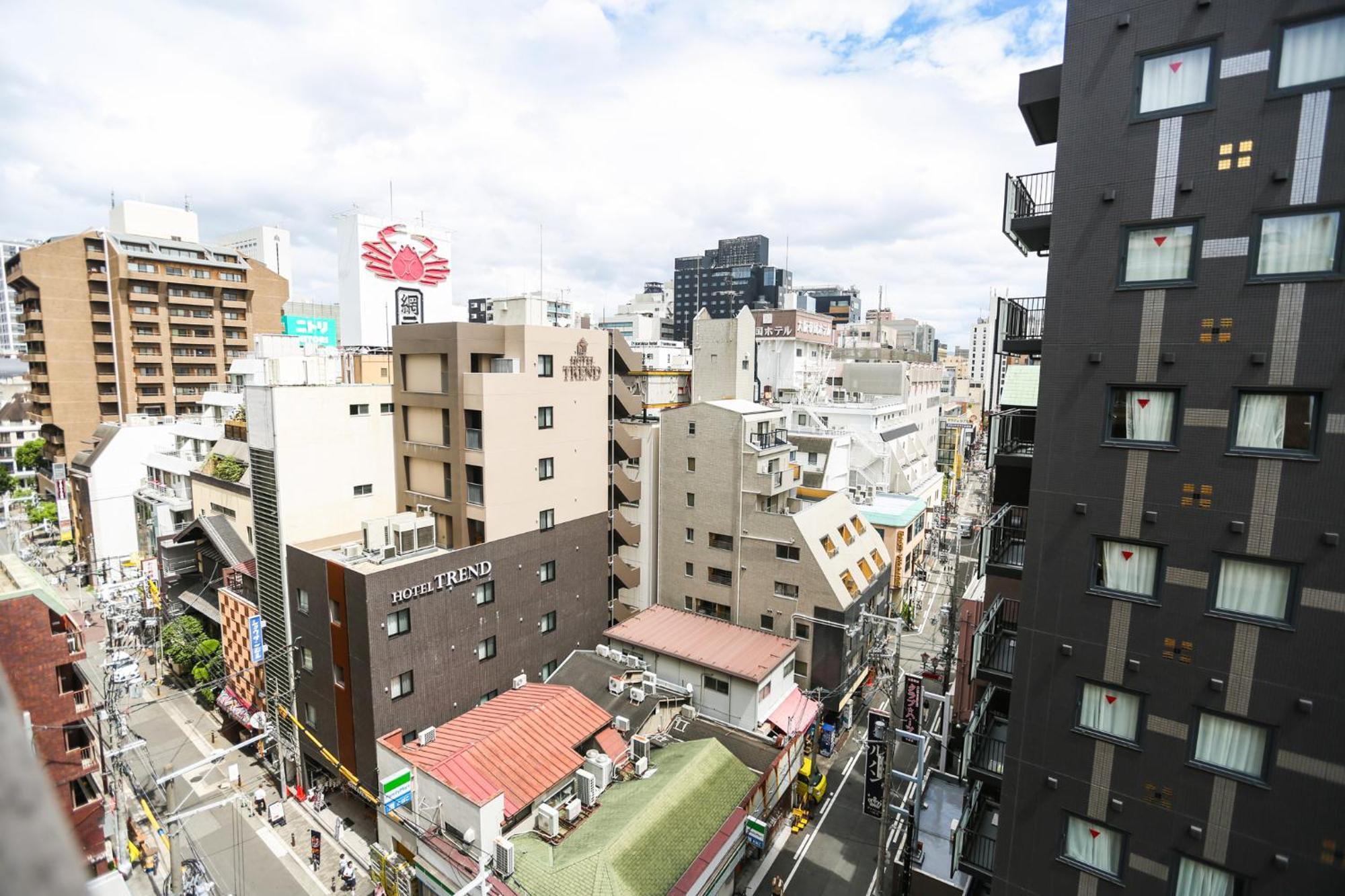 Apartment Hotel 11 Shinsaibashi Amemura Osaca Exterior foto